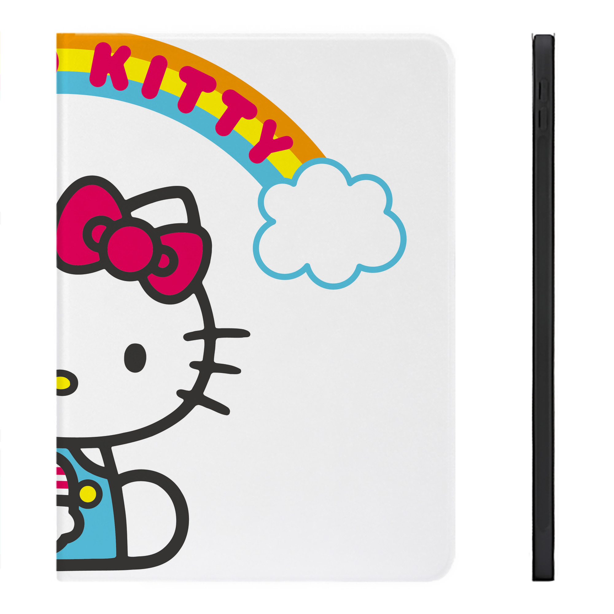 （画像用） Hello Kitty ハローキティ IPadケース ペンホルダー付き ブックスタイルデザイン